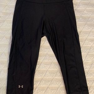 Black Under Armour Capri Leggings